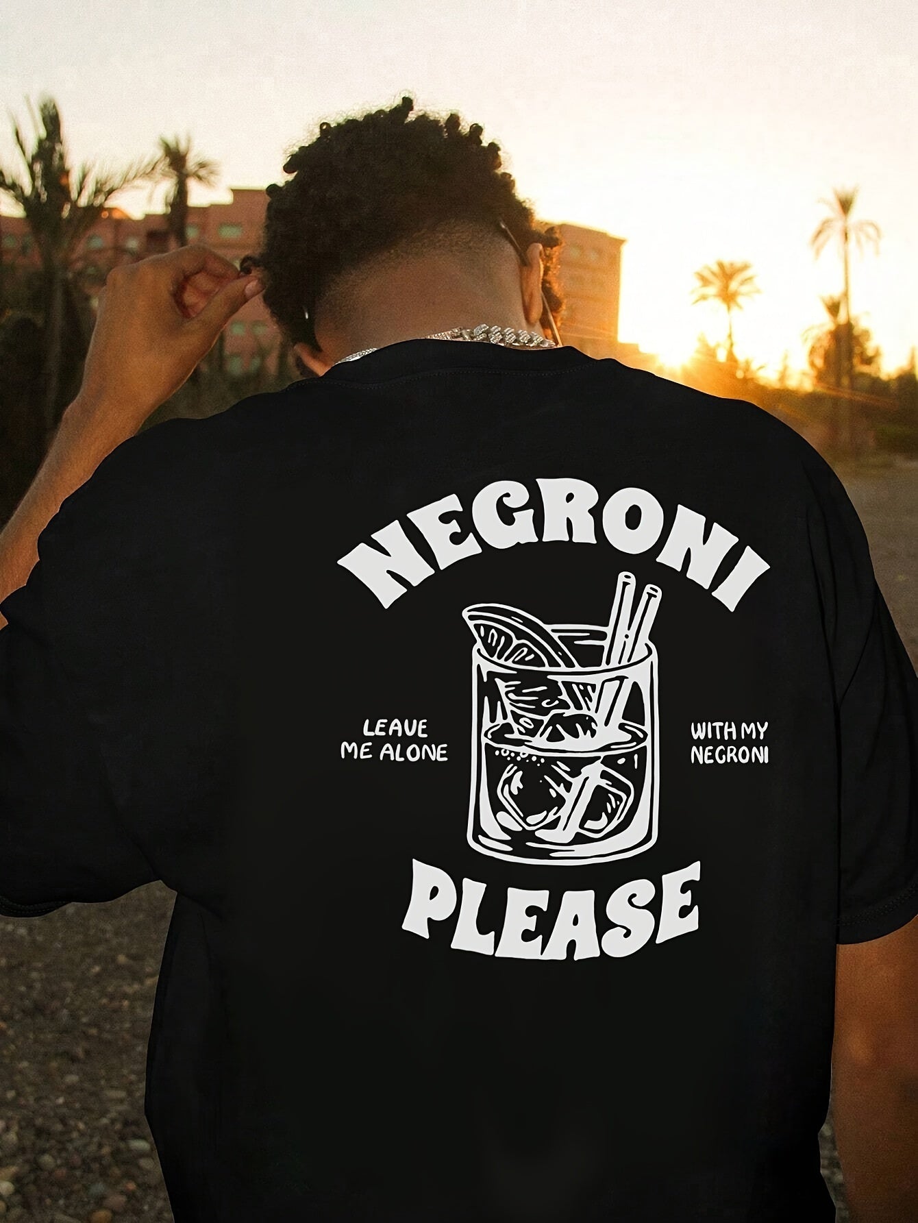 NEGRONI PLEASE Custom Printed T-shirt