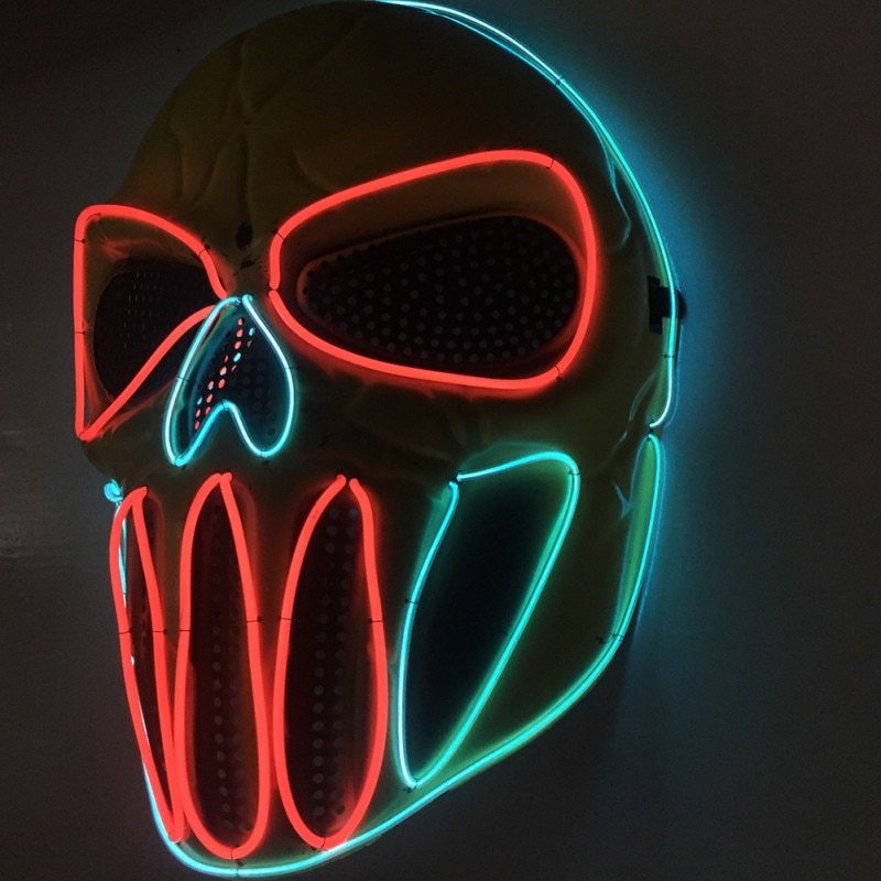 LED Halloween Mask