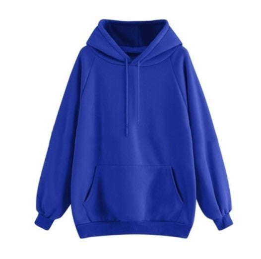 Women's Solid Color Hooded Sweater