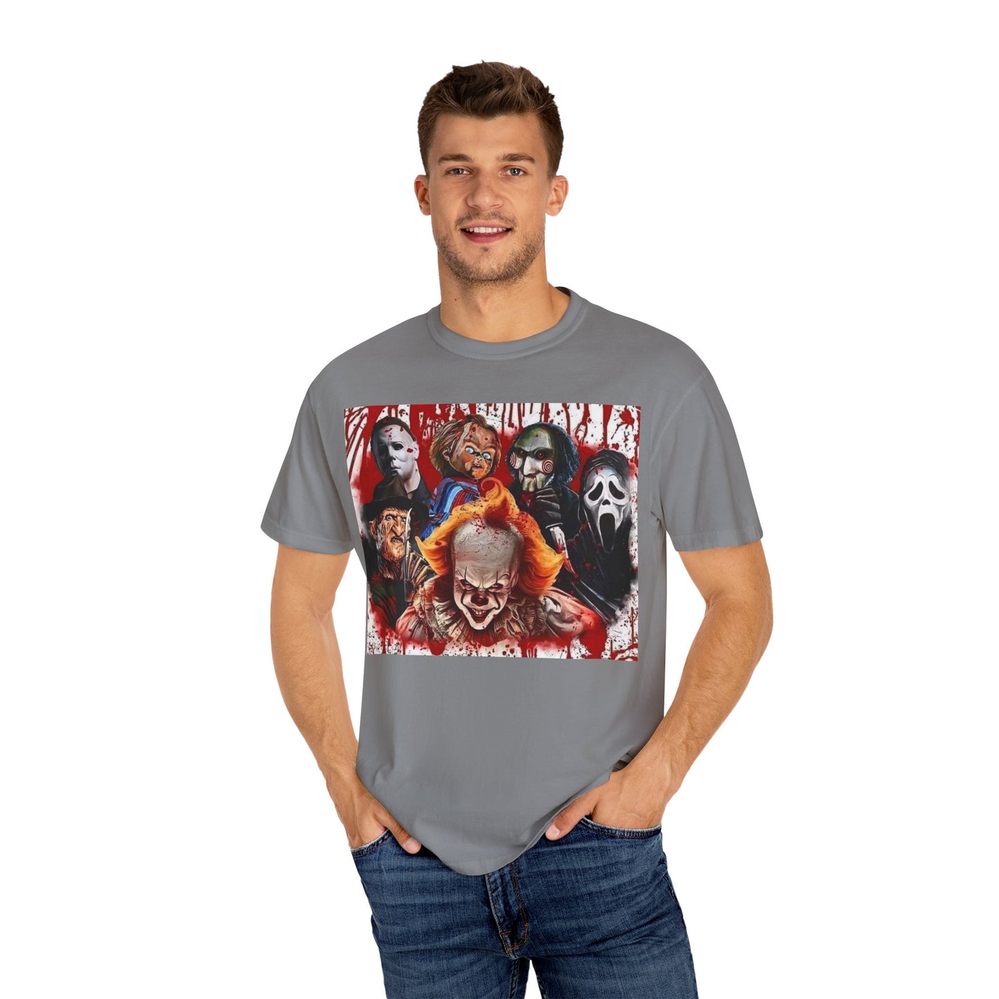 Horror Classics Premium Custom Dyed & Printed T-Shirt