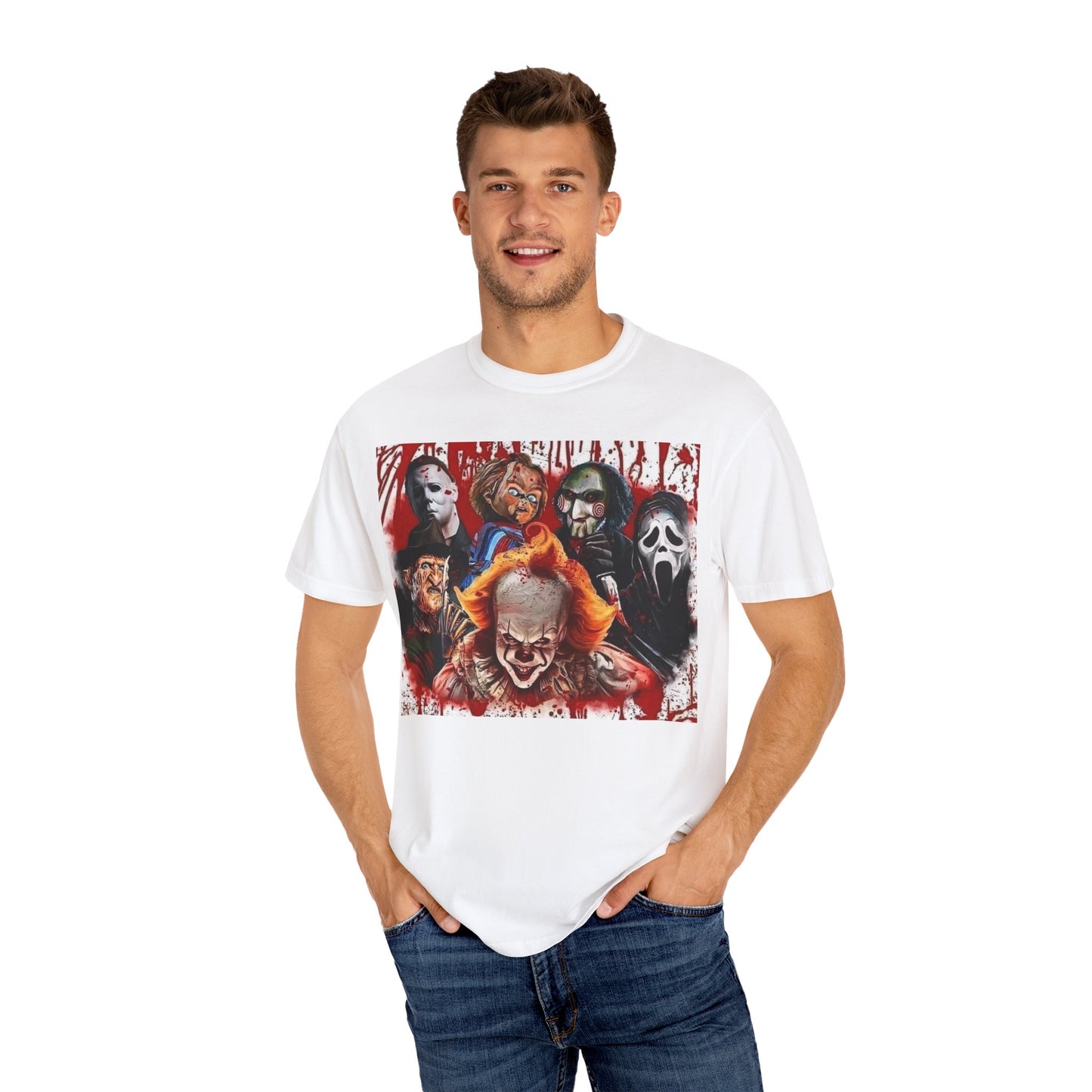 Horror Classics Premium Custom Dyed & Printed T-Shirt