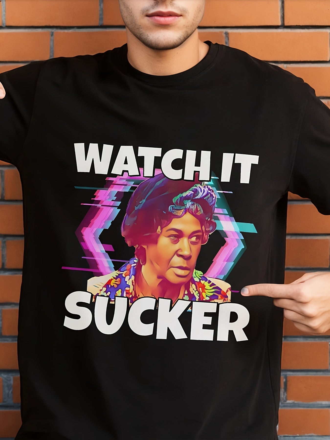 Watch It Sucker Custom Printed T-shirt