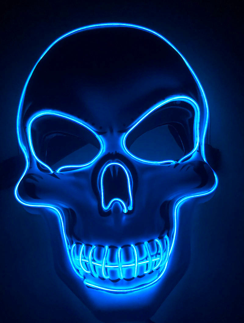 Halloween Skeleton Mask LED