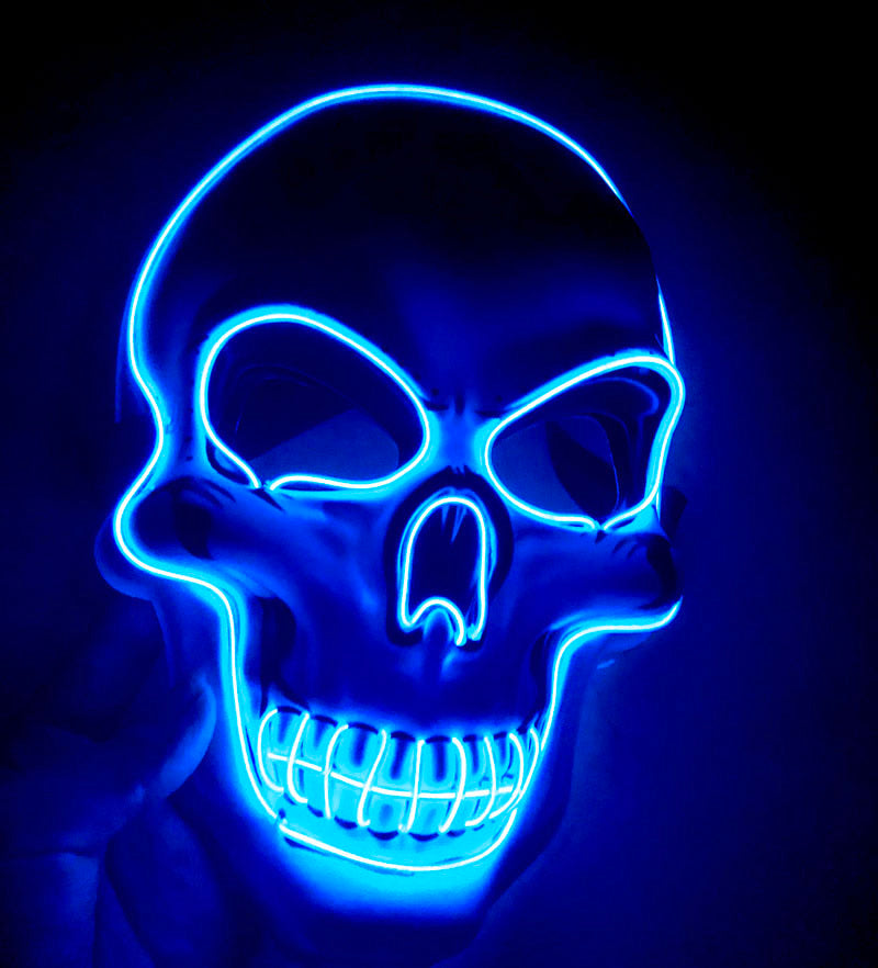 Halloween Skeleton Mask LED