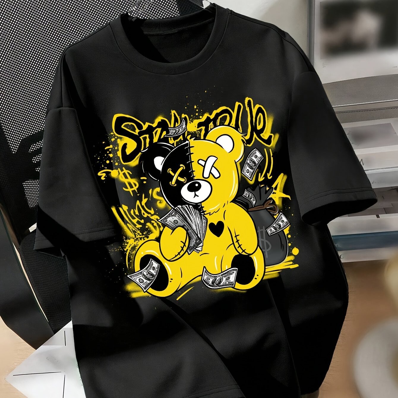 Graphic Bear Custom Printed T-Shirt
