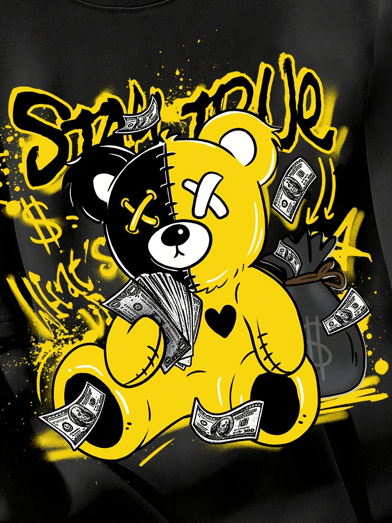 Graphic Bear Custom Printed T-Shirt