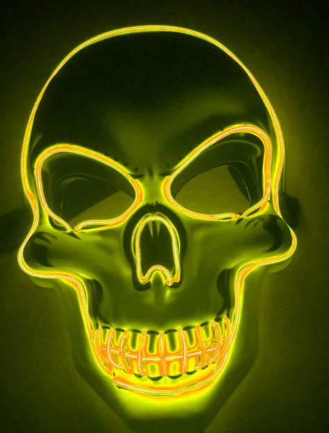 Halloween Skeleton Mask LED