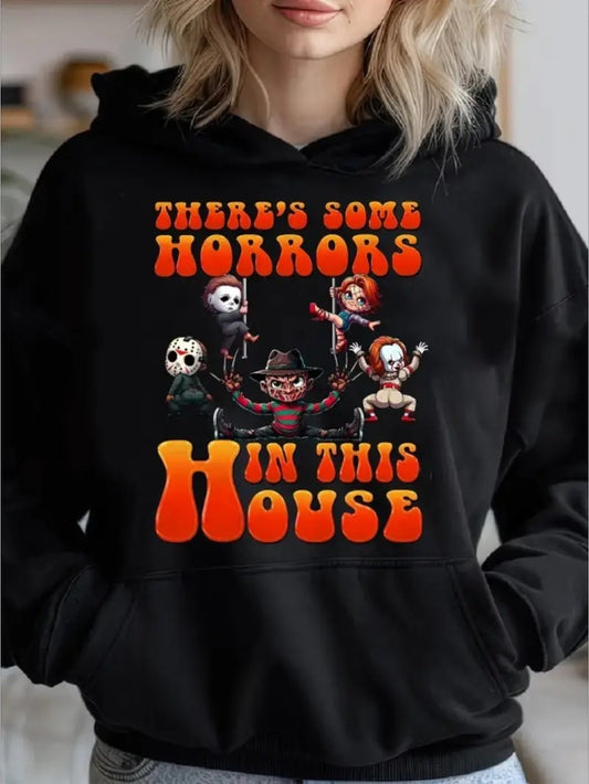 Horrors In This House Custom Printed Hoodie