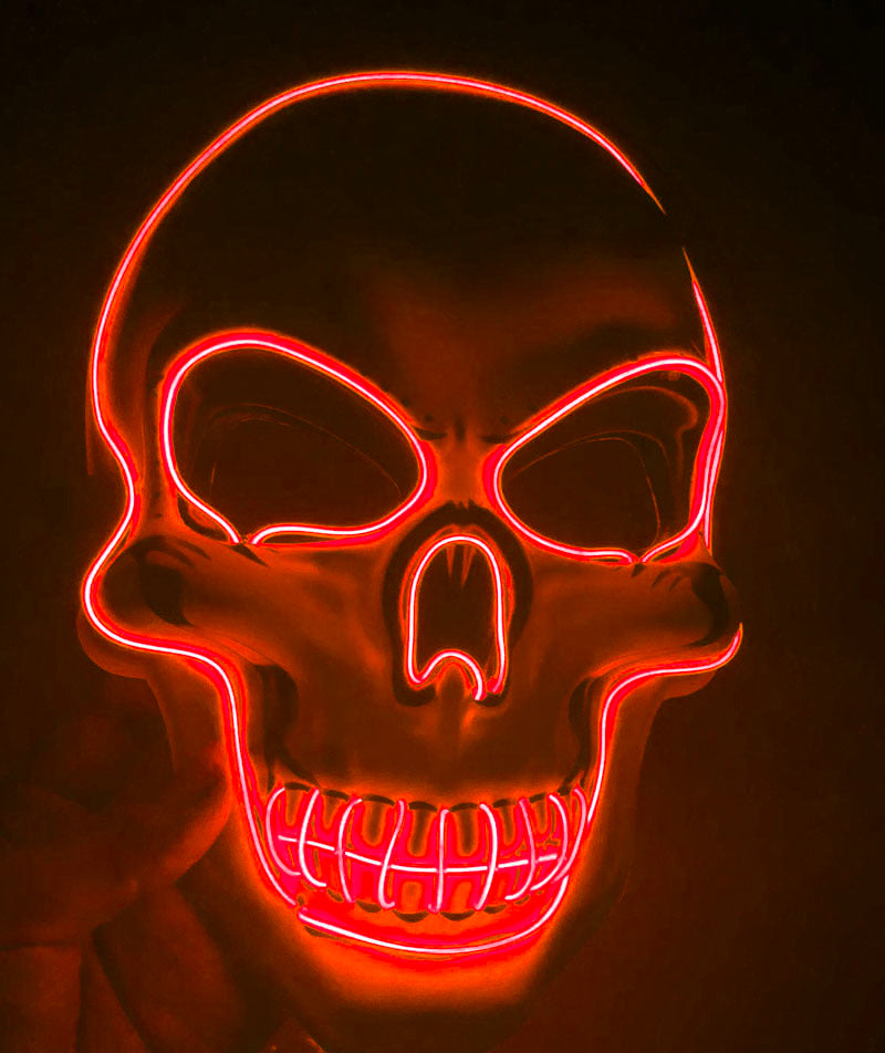 Halloween Skeleton Mask LED
