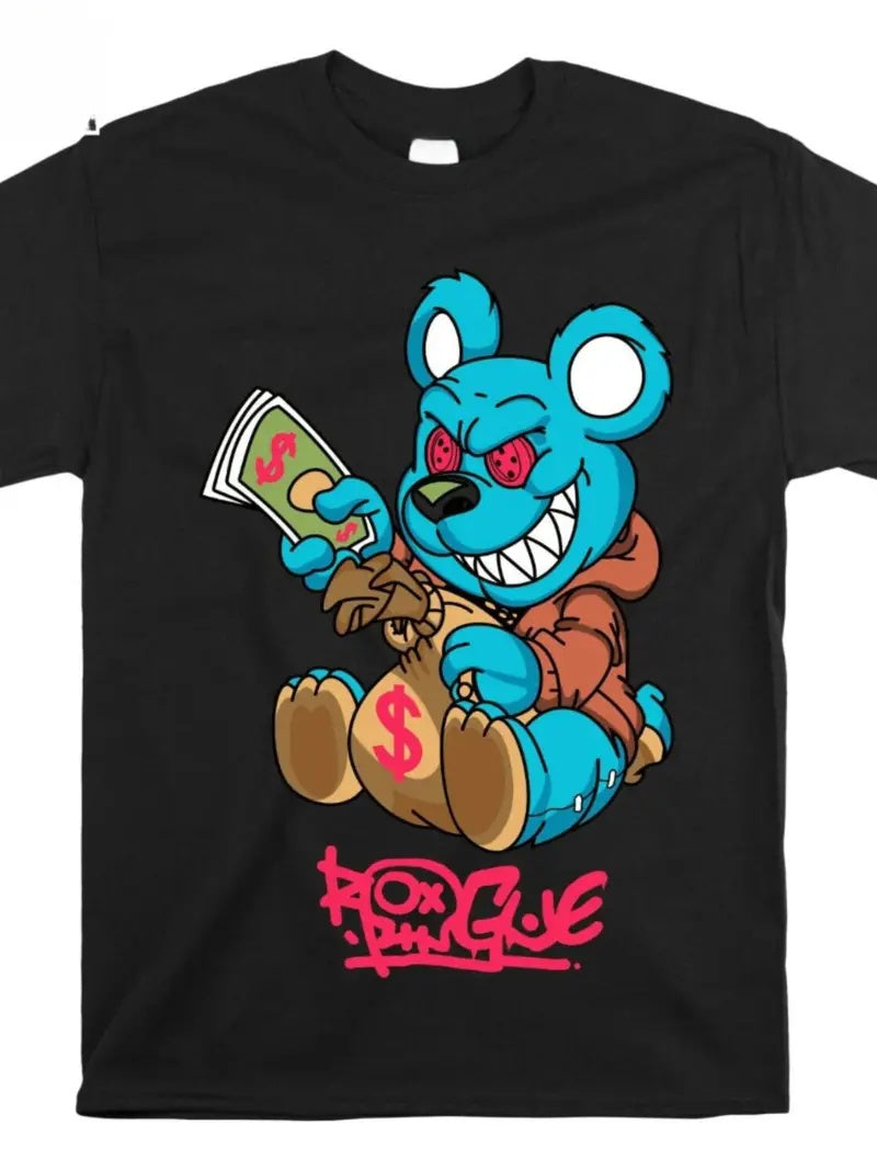 Crazy Teddy Custom Printed T-shirt