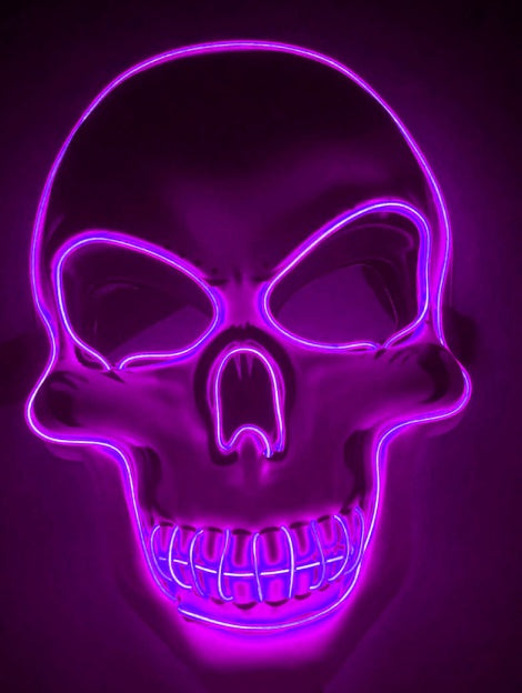 Halloween Skeleton Mask LED