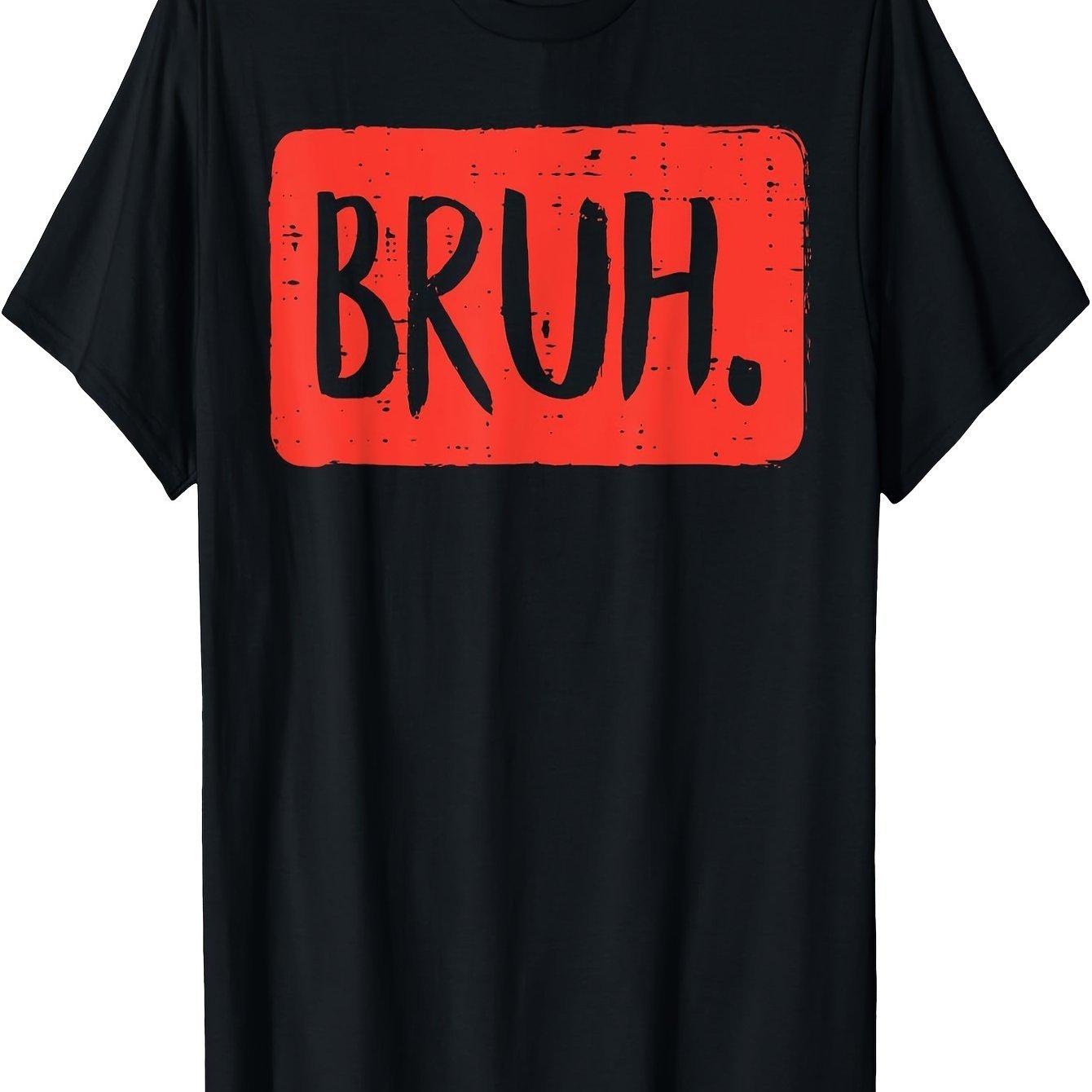 Bruh custom print T-shirt