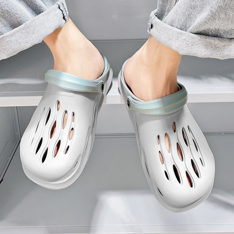 Soft soled indoor outdoor slippers