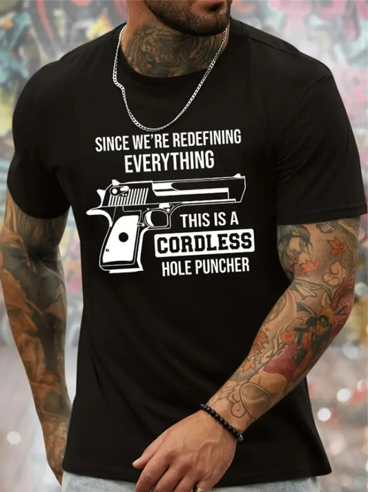Hole Puncher Custom Printed T-Shirt