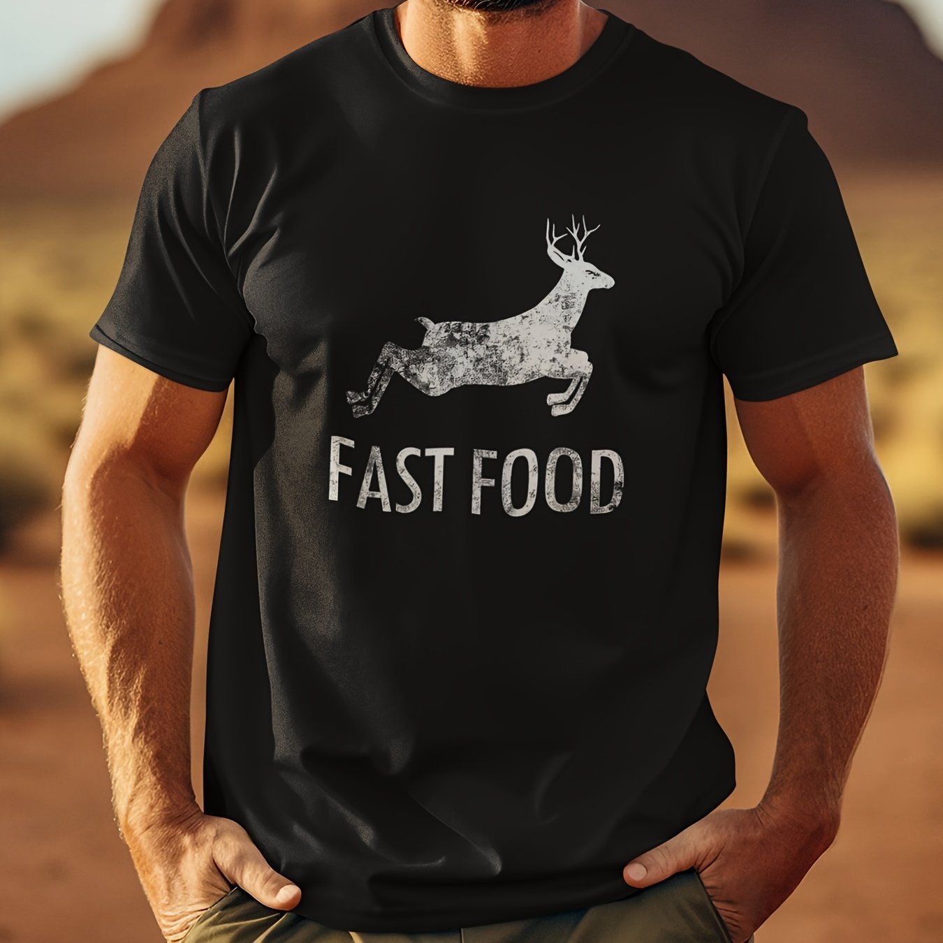Fast Food Custom Printed T-shirt