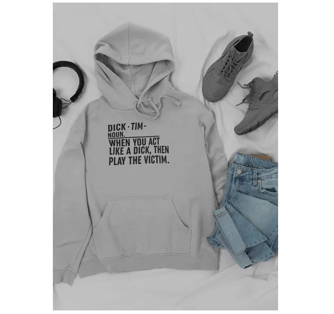 Play The Victim Custom Print Premium Hoodie