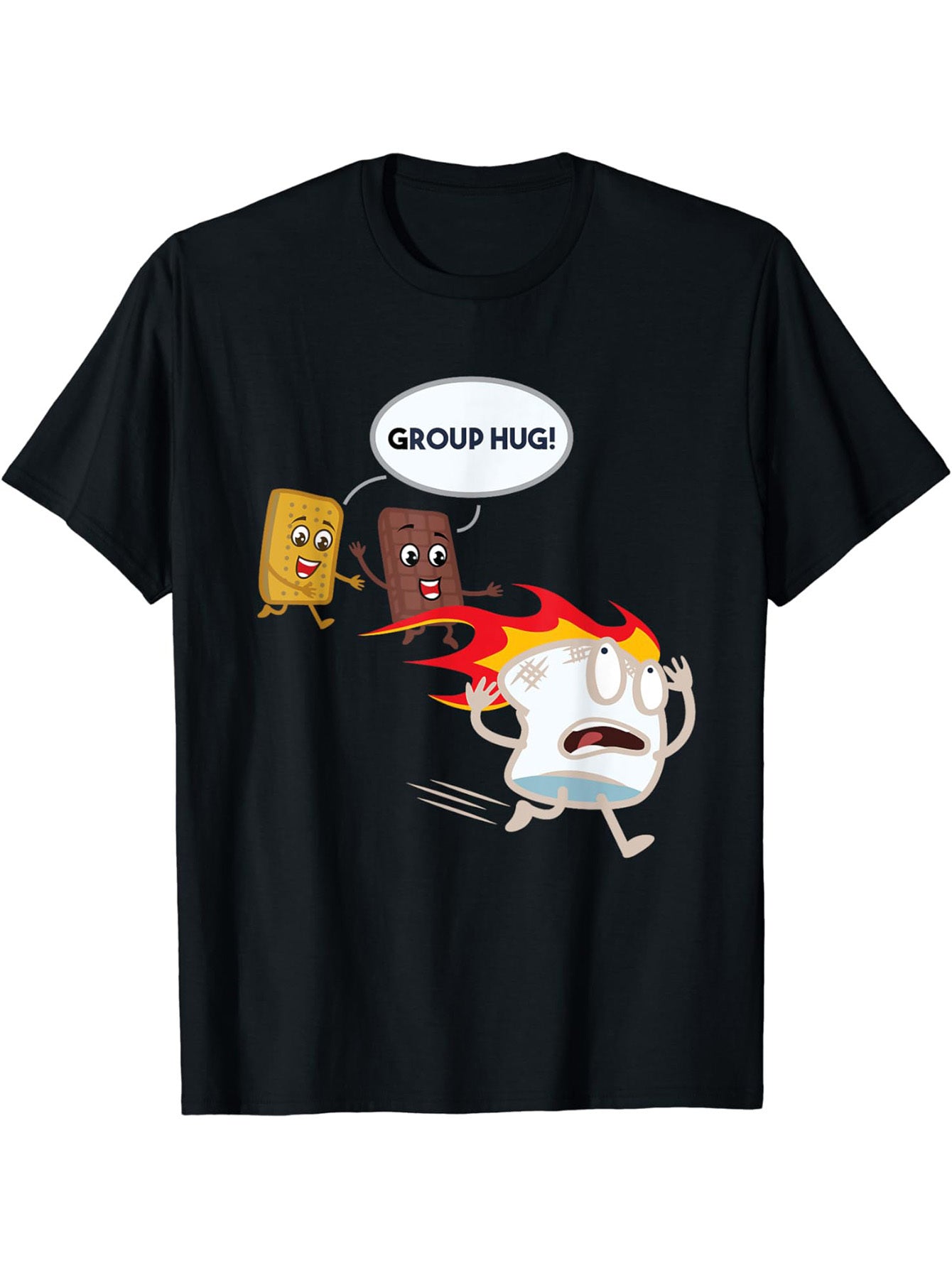Funny cartoon custom print T-Shirt