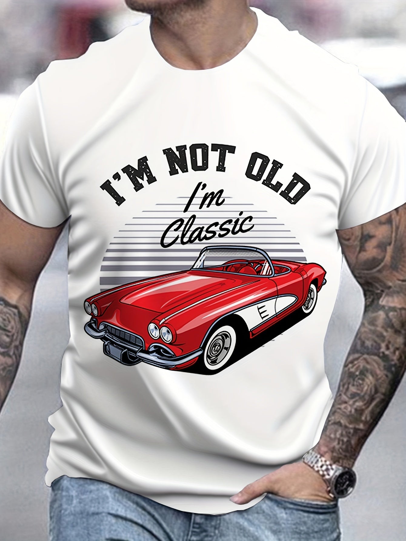 I’m Not Old Custom Printed T-Shirt