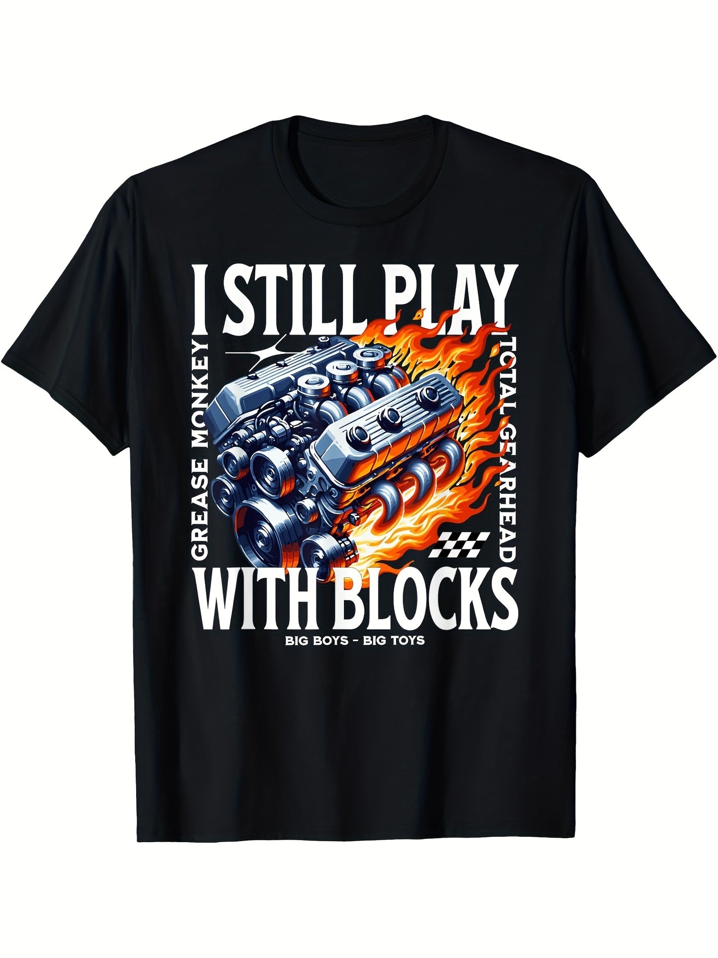 I Play With Blocks Custom Printed T-Shirt