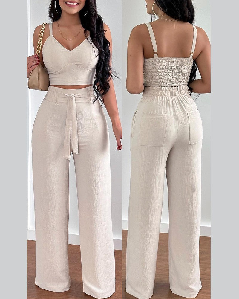 Women's Two-piece Pants Set