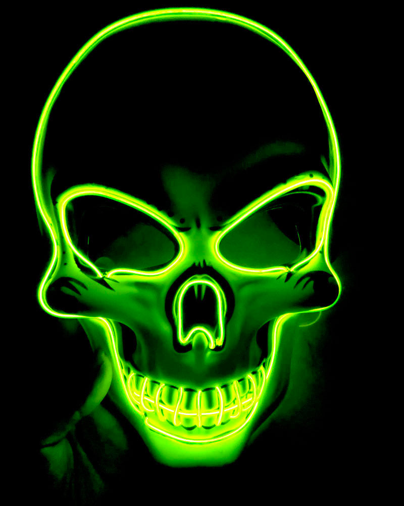 Halloween Skeleton Mask LED