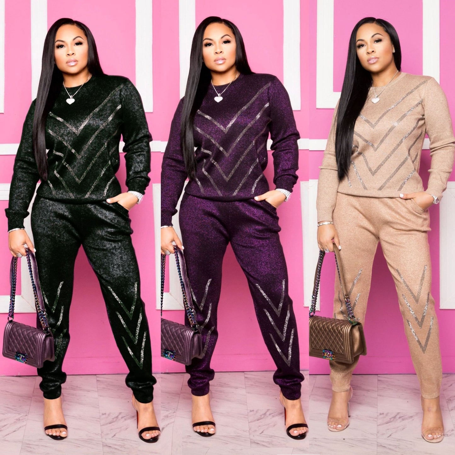 Women's Casual Long-sleeve 2 Piece Set