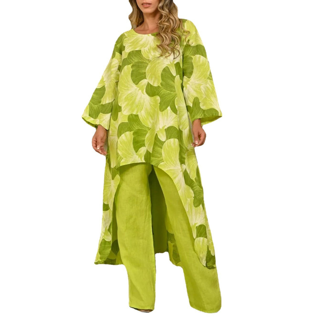 Casual Loose fit Custom Print women’s 2 piece set