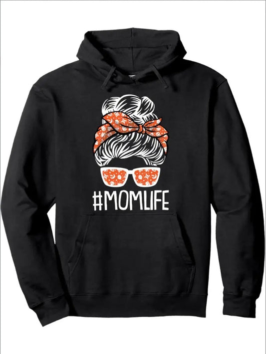 Women’s Mom Life Custom Print Pullover Hoodie