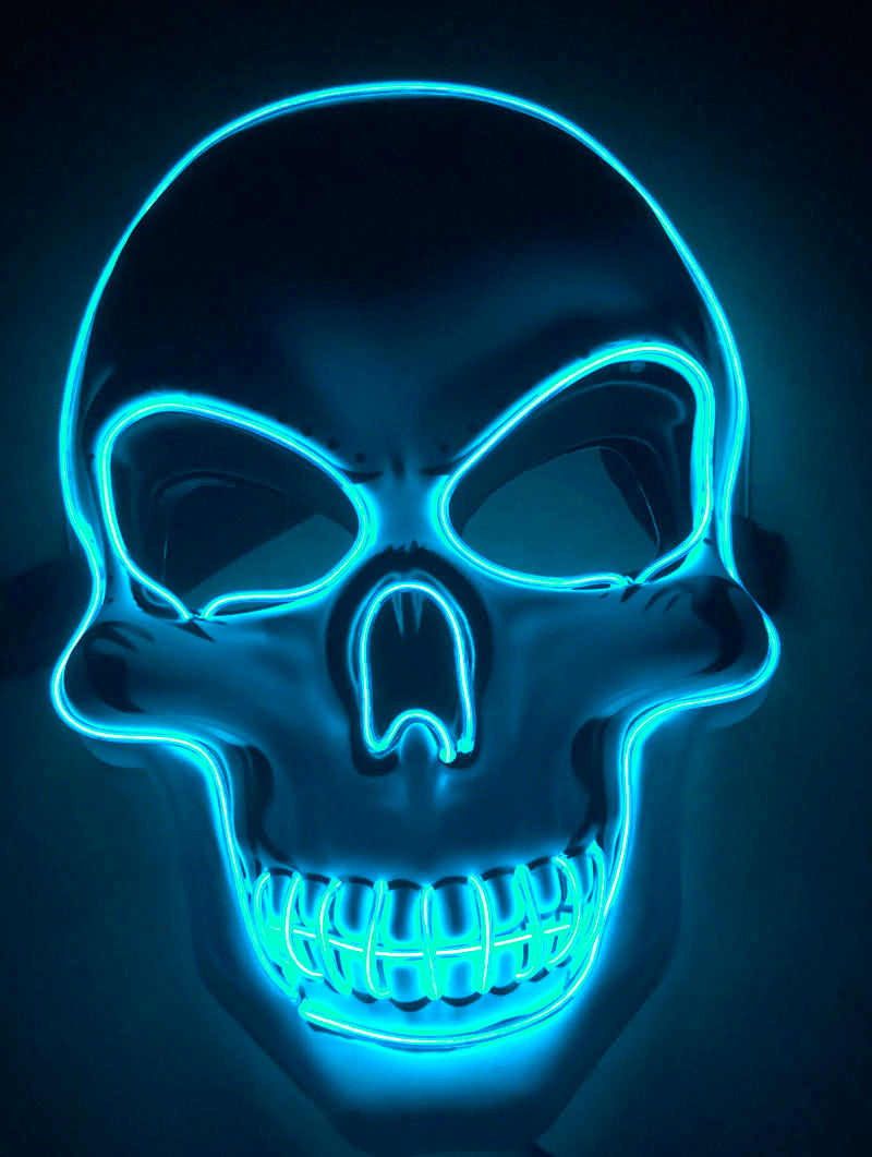 Halloween Skeleton Mask LED