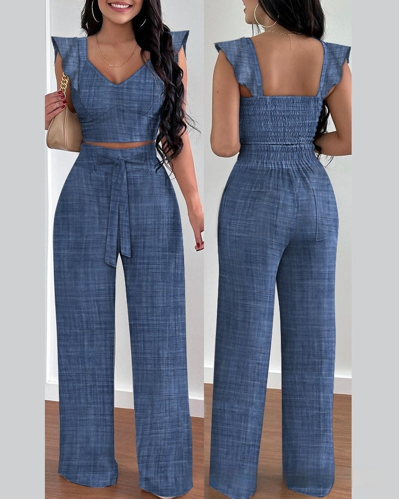 Women's Two-piece Pants Set