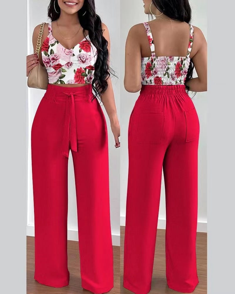 Women's Two-piece Pants Set
