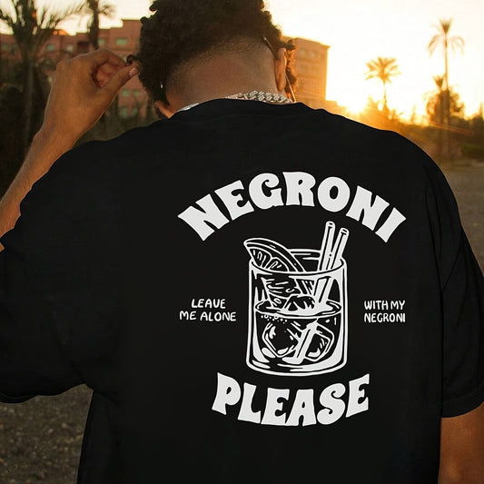 NEGRONI PLEASE Custom Printed T-shirt