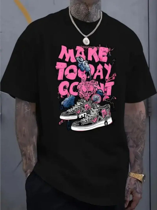 Make Today Count Custom Printed T-Shirt