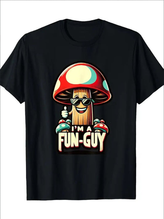 The Fun Guy Custom Printed T-Shirt