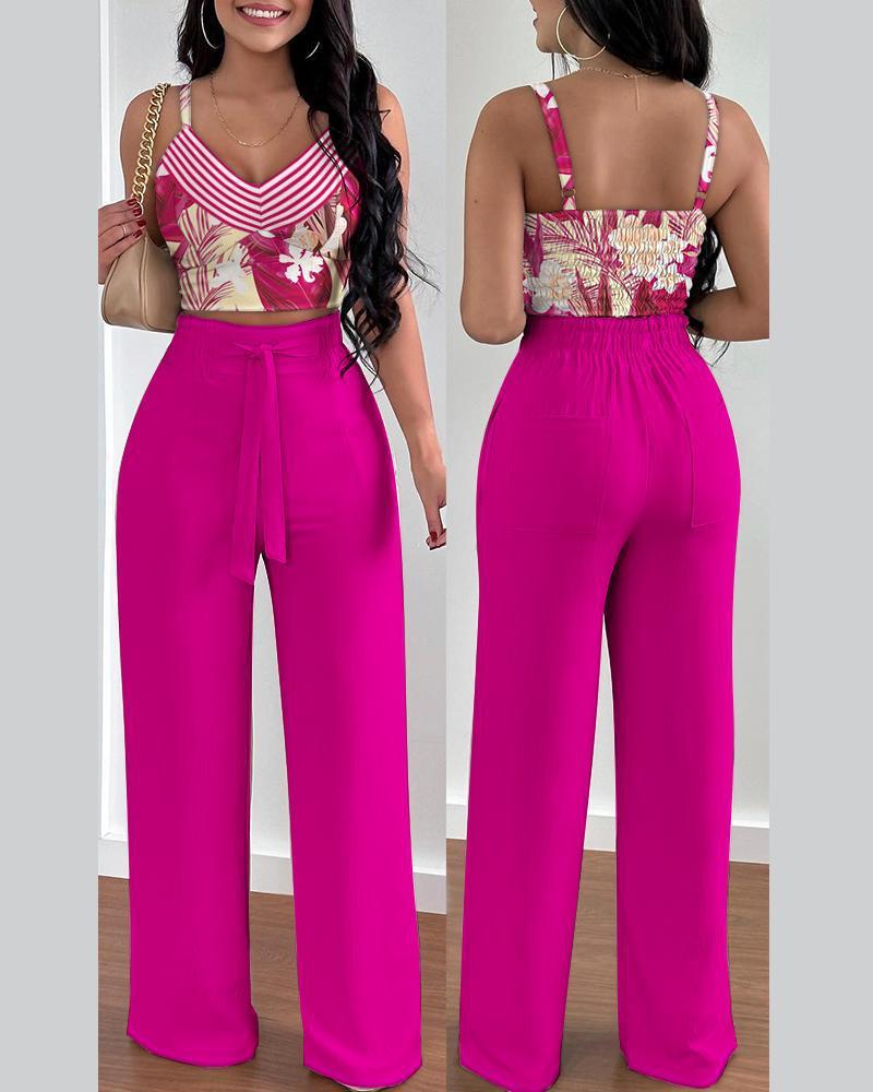 Women's Two-piece Pants Set