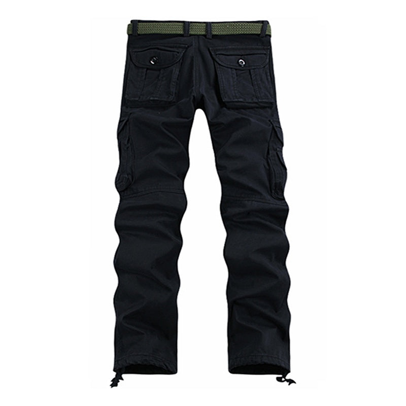 Multifunctional Men Cotton Long Cargo Pants For All Seasons