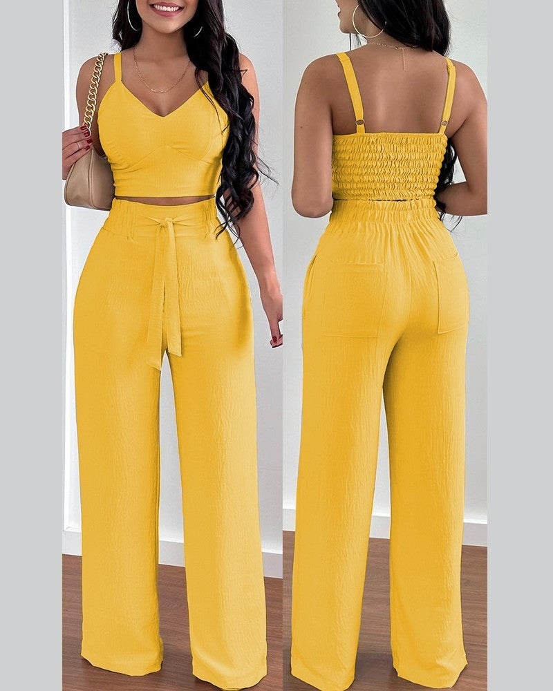 Women's Two-piece Pants Set