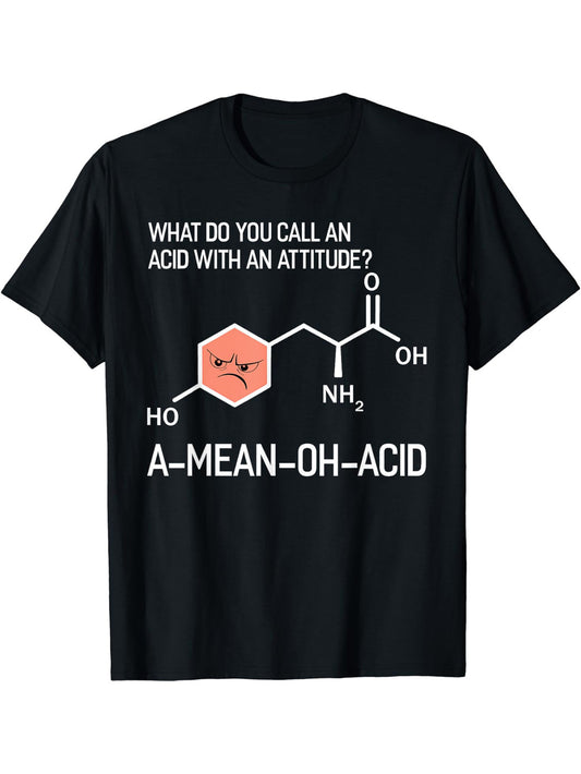 A Mean Oh Acid Custom Printed T-Shirt