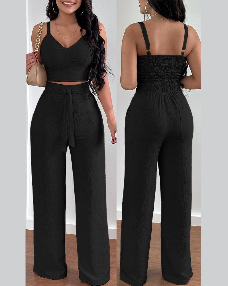 Women's Two-piece Pants Set